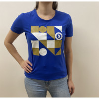 Dámske tričko modré s logom Rektorátu UPJŠ