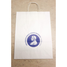 Stredná darčeková taška s logom univerzity 