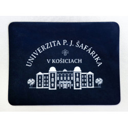 Podložka pod myš čierna s potlačou budovy rektorátu