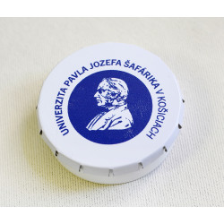 Cukríky mätové  v okrúhlom kovovom obale