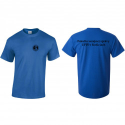 Tričko unisex s názvom fakulty (Fakulta verejnej správy) a logom UPJŠ