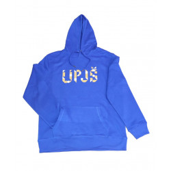 Mikina s kapucňou modrá unisex