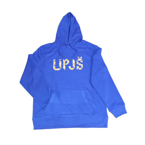 Mikina s kapucňou modrá unisex