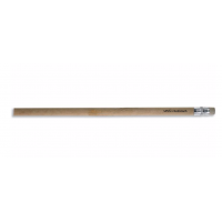 Ceruzka s gumou, nezastrúhaná, drevená